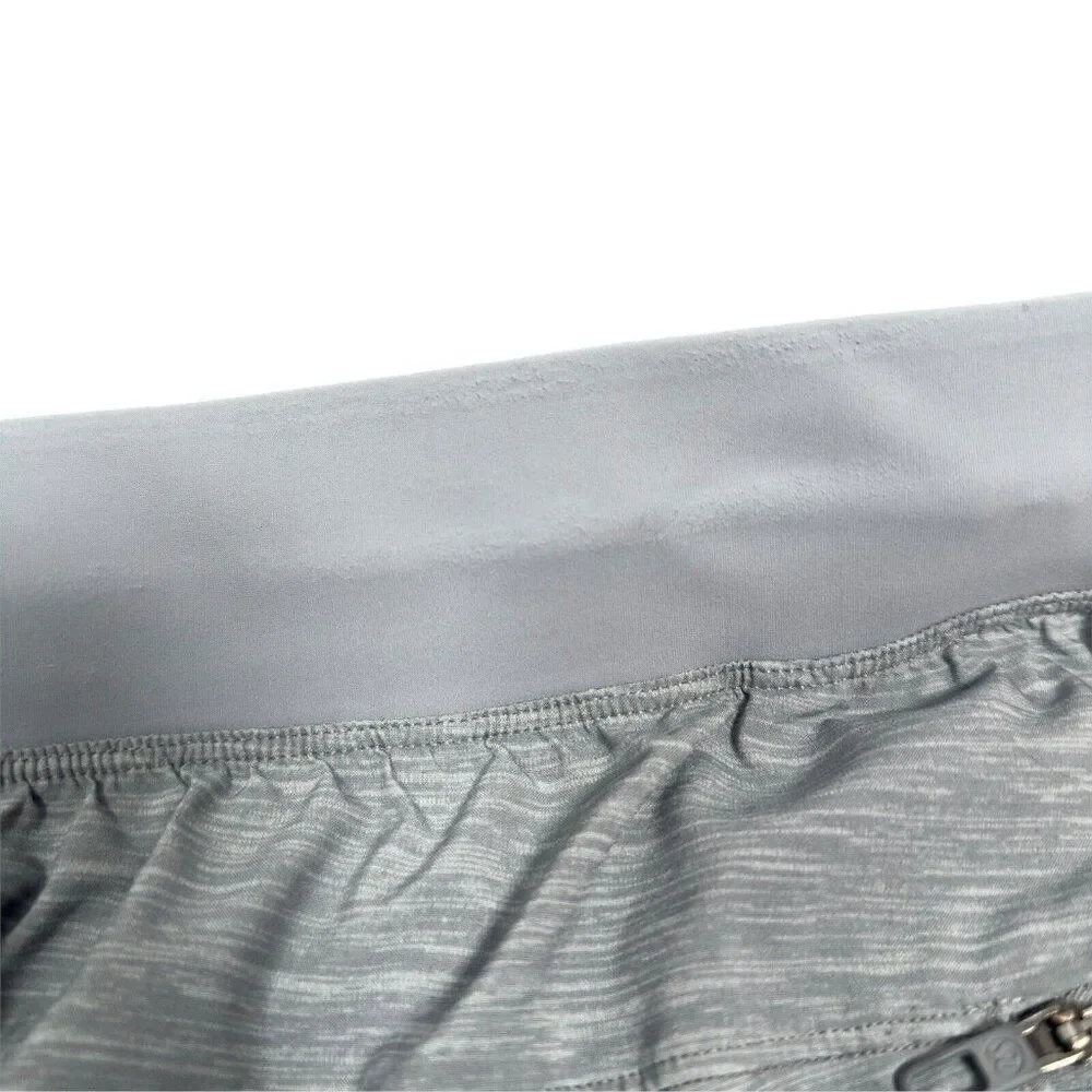 Lululemon Men's Large‎ Grey Unlined Athletic Training Shorts 10.5” Inseam